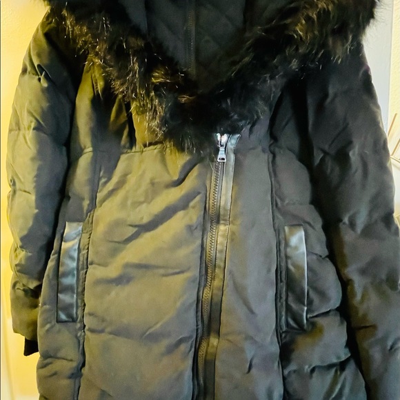 Express Black Down Coat - Picture 2 of 5